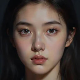 portrait of a young woman, extreme fine detail background, night, highly detailed, detailed eyes, high quality, digital painting, hyperrealistic, by gaston bussiere, j. c. leyendecker, craig mullins
