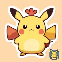 cute miss mascot lugulabre lugulabre chandelure pokemon sticker art, cronobreaker, beeple game icon