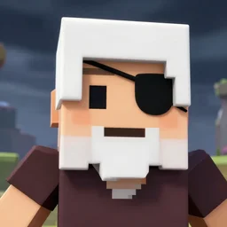 selfie of a sea of thieves character with white beard, white hair, eye patch, sea of thieves screenshot, storm, unreal engine, digital art,