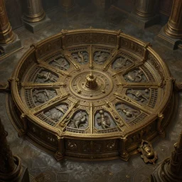 floor trap, hyper realism, cinematic shot, epic composition, fine details, octane render, unreal engine, 8 k, concept art, oil painting, dnd, digital art, deviantart artstation, intricate complexity, extremely detailed, very sharp, in the style of jason felix by steve argyle by tyler jacobson by peter mohrbacher,
