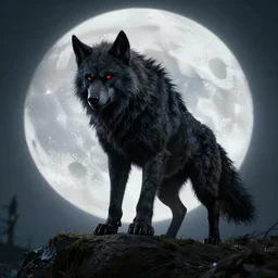 werwolf under the moon, 4k