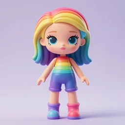 New rainbow high doll by MGA, full body, trending on artstation, artstationHD, artstationHQ, 4k, 8k