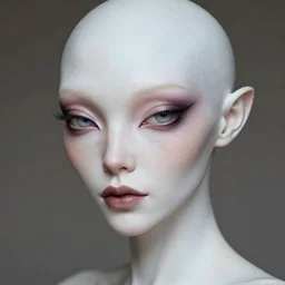 beautiful alien girl, smooth white skin, freckles that look like little stars, fantastic make up, soft lighting, realistic wide angle, sharp focus, 8 k high, 6 4 megapixel, insanely detailed, intricate, elegant, beautiful, art by artgerm and wlop