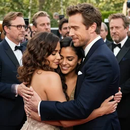 colin farrell hugging ruth negga, lilia alvarado, sophie anderson, mark arian, bob byerley, charlie bowater, mark brooks, steve henderson, justin gerard a
