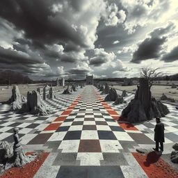 a very strong optical illusion, surrealism