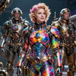 max chroma planetary prince character concept fantasy hyperrealistic detailed movie cinematic action scene in full color scientist gear steampunk colorscientist of color max chroma planetary prints by max chroma, greg rutkowsky, android jones, alex grey