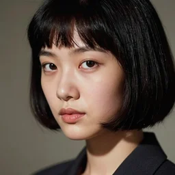 ektachrome, technicolor, 3 5 mm, highly detailed : incredibly realistic, youthful asian demure, perfect features, feminine cut, beautiful three point perspective extreme closeup 3 / 4 portrait photo in style of chiaroscuro style 1 9 7 0 s frontiers in flight suit cosplay vogue fashion edition, nick night, show studio