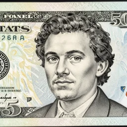 Tom Holland's portrait on the 15 dollar bill
