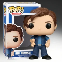 a funko pop of kurt hummel from glee as played by chris colfer