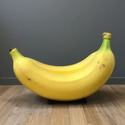 a banana - shaped chair