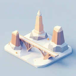 a low poly isometric render of winnipeg manitoba in the style of monument valley, provencher bridge, winter, intricate, elegant, smooth shading, soft lighting, illustration, simple, solid shapes, by magali villeneuve, jeremy lipkin and michael garmash, rob rey and kentaro miura style, octane render