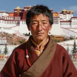 Tibetan citizen, portrait, poor, intricate, elegant, volumetric lighting, scenery, digital painting, highly detailed, artstation, sharp focus, illustration, concept art,ruan jia, steve mccurry
