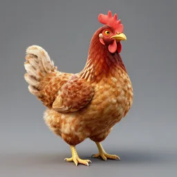 a man - chicken chimera.