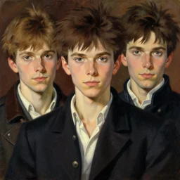 portrait of rugged twink boy captivating german latvian russian belarusian finnish norwegian glamour models, portrait, painting by sargent and leyendecker, studio ghibli close - up asymmetrical intricate elegant illustration hearthstone, by greg rutkowski by greg tocchini by james gilleard