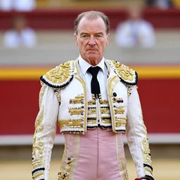 walter white as a bullfighter, high res photograph