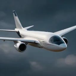 high quality photo of a futuristic airplane, style of simon stalenhag photography 4k, f1.8 anamorphic, bokeh, 4k, Canon, Nikon