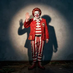 ronald mcdonald works for chic - fil - a
