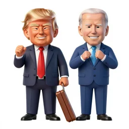 : obama trump and biden as anime cartoon character design poke mon dragonball z