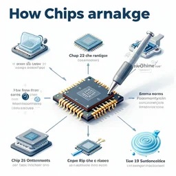 infographic showing how chips are made