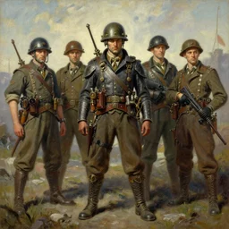 wwii, steampunk, oil painting. by tony sandoval and lorenzo lanfranconi and greg rutkowski and peter mohrbacher