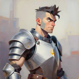 greg manchess portrait painting of partially armored mochi as overwatch character, medium shot, asymmetrical, profile picture, organic painting, sunny day, matte painting, bold shapes, hard edges, street art, trending on artstation, by huang guangjian, gil elvgren, ruan jia, greg rutkowski, gaston bussiere