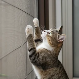 cat hitting the griddy
