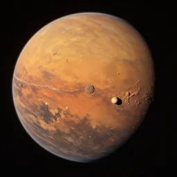 space, planet mars, 1 8 mm, high res, highly detailed, photographed,