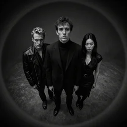 noir film world , Greg Rutkowski, Feng Zhu, trending on Artstation, 8K, ultra wide angle, pincushion lens effect.