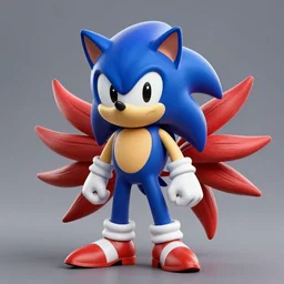 miles prower from sonic the hedgehog with 9 tails