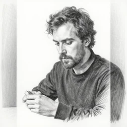 b + w drawing by finlay patrick duffill