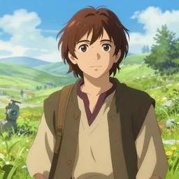 frodo in an anime world, incredibly detailed, ultra realistic