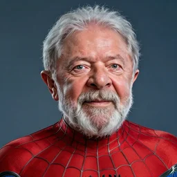 A still of Luiz Inácio Lula da Silva as Spider-man on Avengers Endgame, award winning photo, unreal engine, highly detailed features