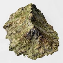 contour map 3 d view of a scottish mountain - n 9