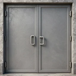 a simplistic sci - fi double door texture by ron cobb highly detailed, octane render, simplistic, hyperrealistic, very coherent, hyper realism, high detail, octane render, 8 k