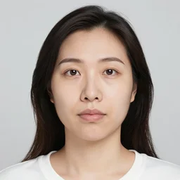 a lady with multiple double chins