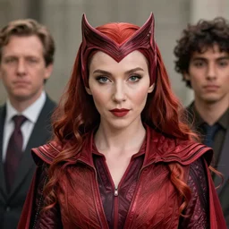 hyperrealistic portrait of scarlet witch heavily detailed 3 2 k 1 6 k artstation hq sharp focus illustration intricate elegant wlop artgerm greg rutkowski alphonse mucha medium shot dan mumford tomokazu matsuyama takoto yamamoto