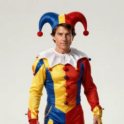 tom cruise wearing harlequin jester fool costume, Artstation, CGsociety