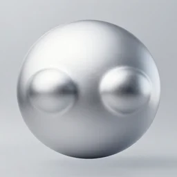smooth featureless eyeless solid silver oval, digital art, 8 k, unreal engine, octane rendering