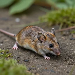 The first electric mouse (Tonitru Rattus) discovered in nature, circa 1992, photograph