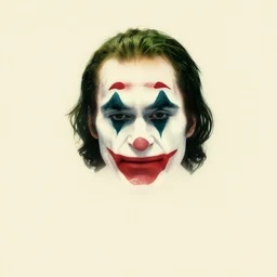 minimalist movie poster, willem dafoe!! joker, minimalism, fanart, retro