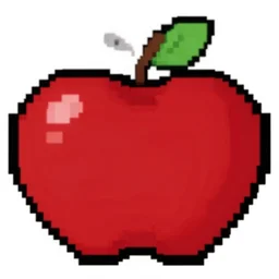 64x64 apple pixel art