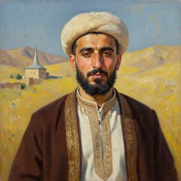 saladin, beautiful oil painting, kurdish!!, award winning art