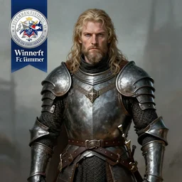portrait of the lord of the westerland, dressed in armor, a character portrait by doc hammer, deviantart contest winner, antipodeans, concept art, medeival lord, fantasy art, a song of ice and fire fan art, trending on artstation