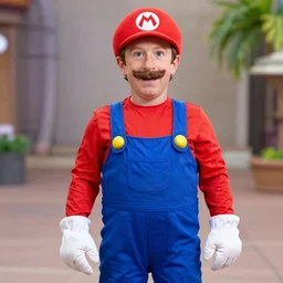 mark zuckerberg wearing super Mario Costume