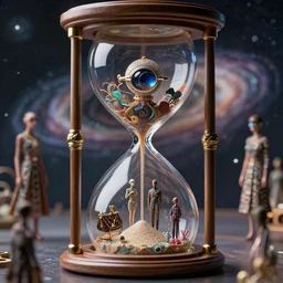 utopian Galaxy, Louis Vuitton raf simons fashion couture, intricately detailed tiny humanoid inside a hourglass in the style of Emiliano Ponzi and  Chris Ware, futuristic 1990s contemporary art, sci-fi,eye glass, inside view, humanoid pov, intricate artwork by Tooth Wu and wlop and beeple, octane render, trending on artstation, greg rutkowski very coherent symmetrical artwork, depth field, unreal engine, cinematic, hyper realism, high detail, octane cinema 4D render, A24 cinematography, 8k