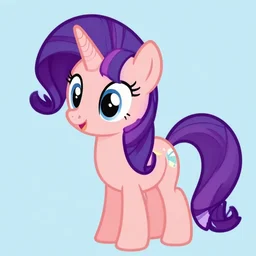 Applejack from My Little Pony with a bite taken out of her like an apple
