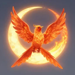 oh brilliant flaming moon bird, sing to me your doom song, whistle sweet summons for the great demise, and truly free us from the wrongful soul net of gaia. a painting in neon geometric inks.