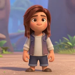 riley reid as a disney pixar anthropomorphic character'
