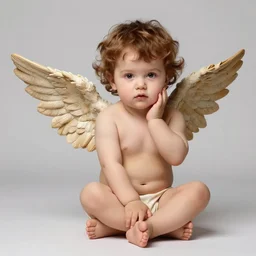real - life cherub. professional studio photography.