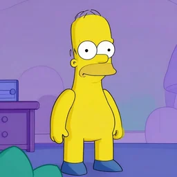 screenshot from the simpsons with graggle simpson, season 4 5